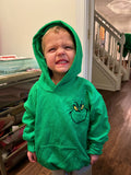 Grinch Face embroidery