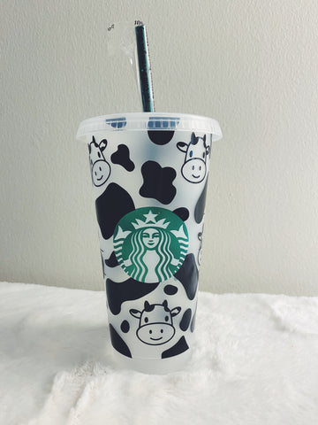 Cow Starbucks Cup