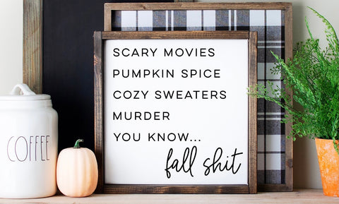 Halloween Farmhouse Sign