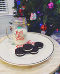 Santa Plate & Mason Jar Mug Set