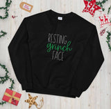 Resting Grinch Face- Christmas