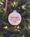 First Christmas Custom Ornament