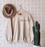 Cursive “Mama”