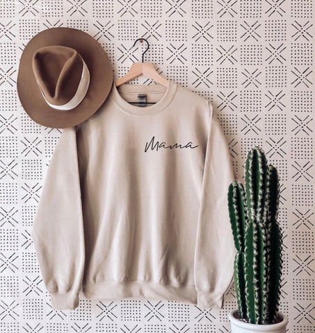 Cursive “Mama”