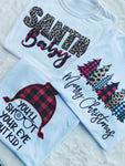 “Santa Baby” Leopard & Plaid- Christmas