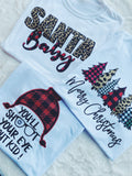 “Santa Baby” Leopard & Plaid- Christmas
