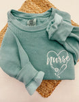 Embroidered "Nurse" Comfort Colors
