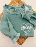 Embroidered "Nurse" Comfort Colors