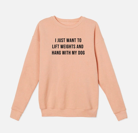 Lift Weights, Hang W/ Dog Workout
