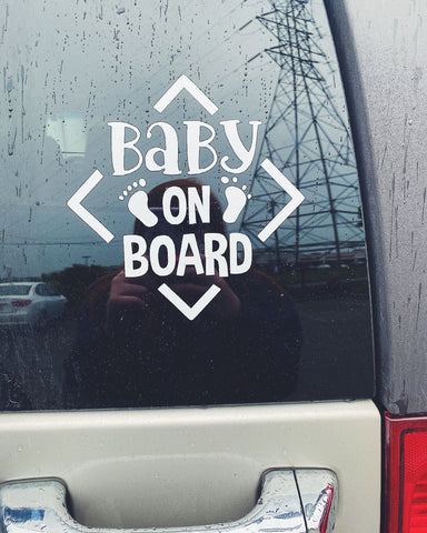 “Baby on Board” Car Decal