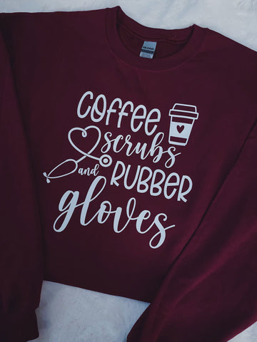 Coffee, Scrubs & Rubber Gloves