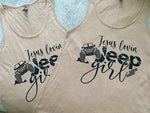Jesus Lovin Jeep Girl tee