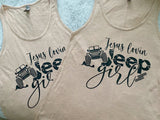Jesus Lovin Jeep Girl tee