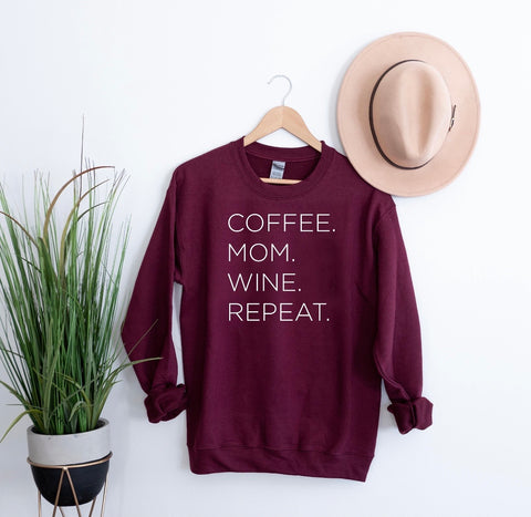 Coffee, Mom, Wine, Repeat