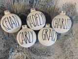 Rae Dunn Inspired Ornaments