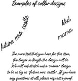 Custom Collar Design