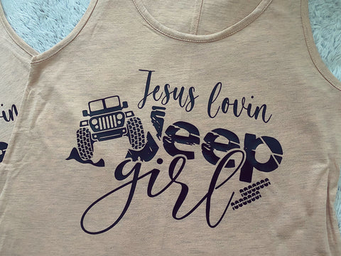 Jesus Lovin Jeep Girl tee
