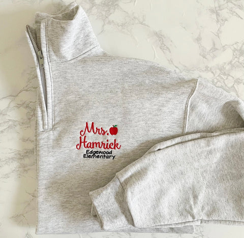 Personalized teacher & school name