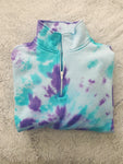 Custom Tie Dye- Teal & Purple