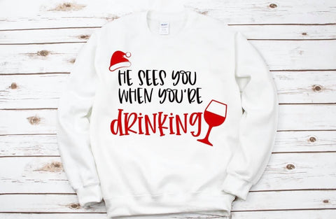 “He Sees You When You’re Drinking”- Santa