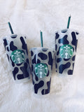 Cow Print Starbucks Cup
