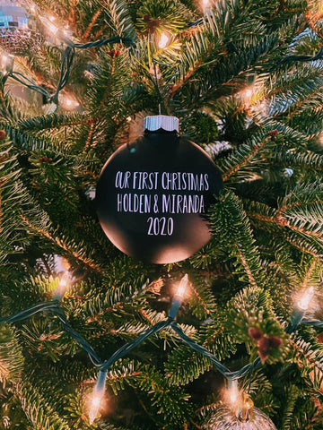 First Christmas Custom Ornament