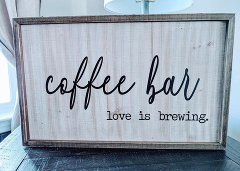 Farmhouse “Coffee Bar” Sign