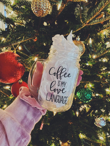 Coffee Mason Jar Mug