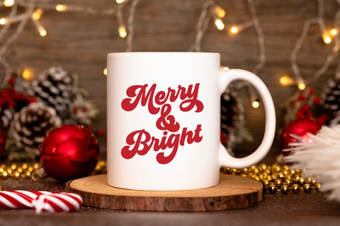 Merry & Bright coffee mug