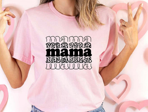 Leopard print “mama”